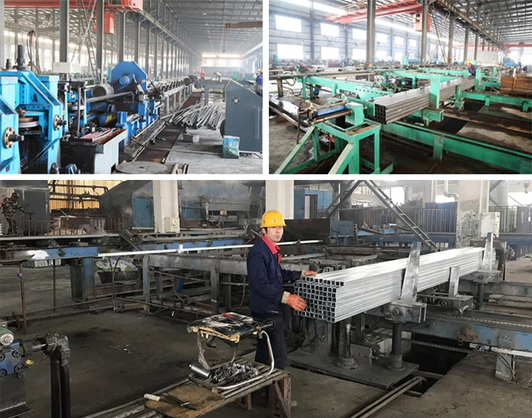 Сварная стальная труба ERW, железная черная труба Gi, оцинкованная стальная труба для строительства