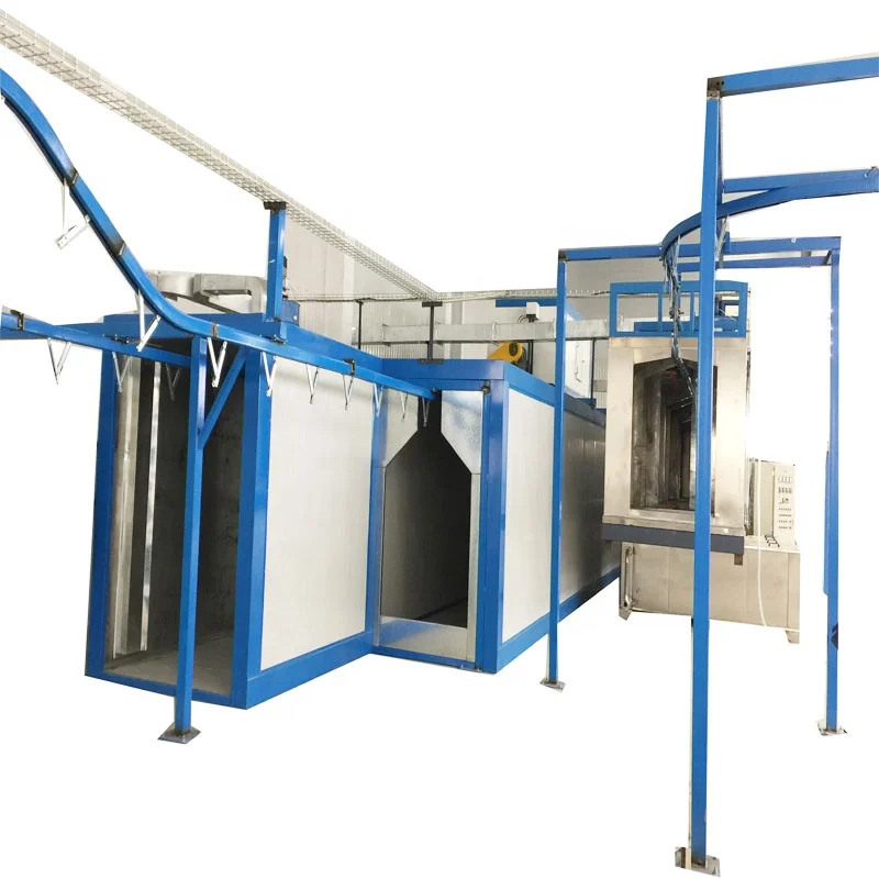 customized automatic electrostatic powder coating/painting/spraying line