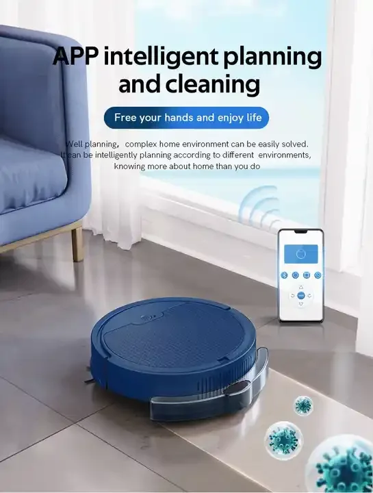 Household intelligent OB8Smax  remote control automatic sweeping mopping robot vacuum cleaner