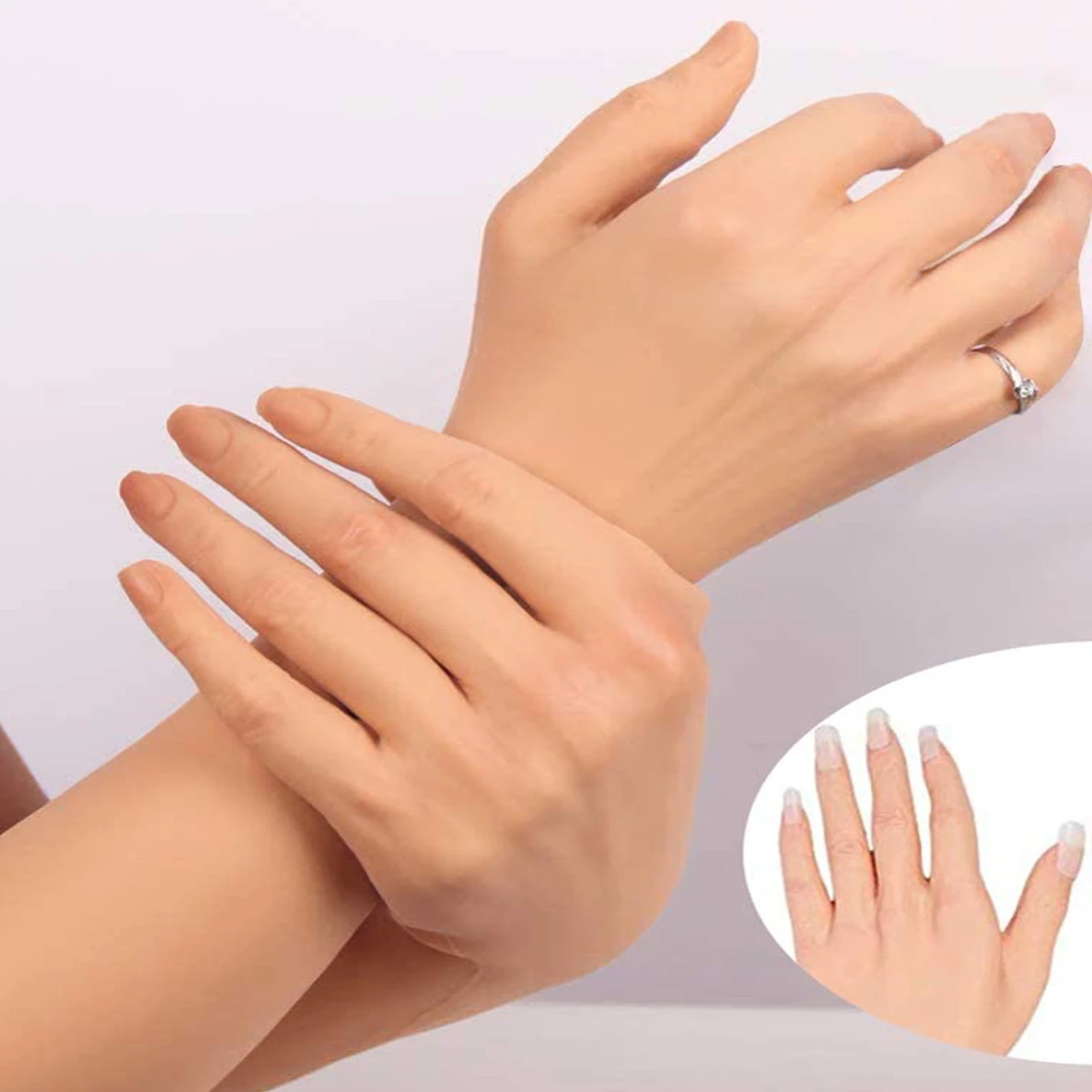 Силиконовые женские перчатки Женский рукав Женская искусственная кожа искусственные руки Трансвестит косплей костюм