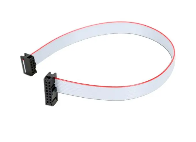 10pin to 16pin IDC Connector Flat Cable Assembly Ribbon Grey Flat Cable