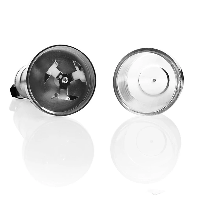 2019 Hot sale creative electric torch shape automatic tobacco grinder aluminum electric herb grinder machine in stock