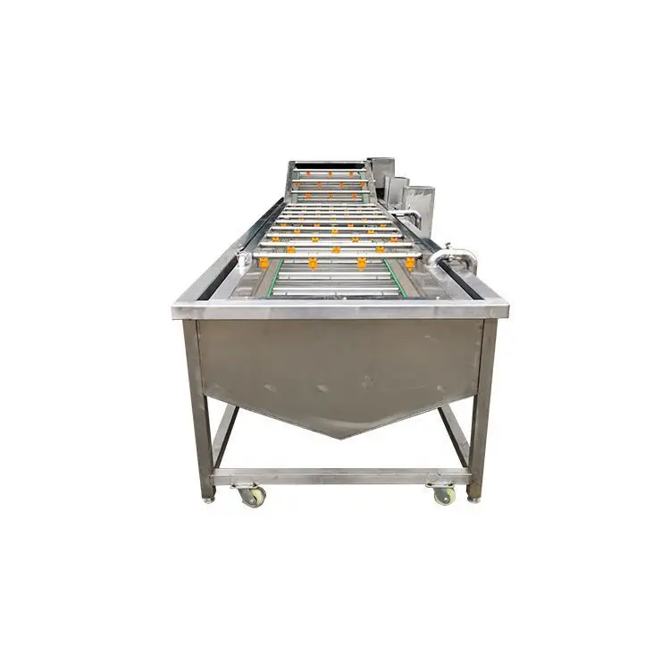 stainless steel commercial squid fish skin cleaning machine industrial fruit and vegetable cleaner washer bubble washing machine