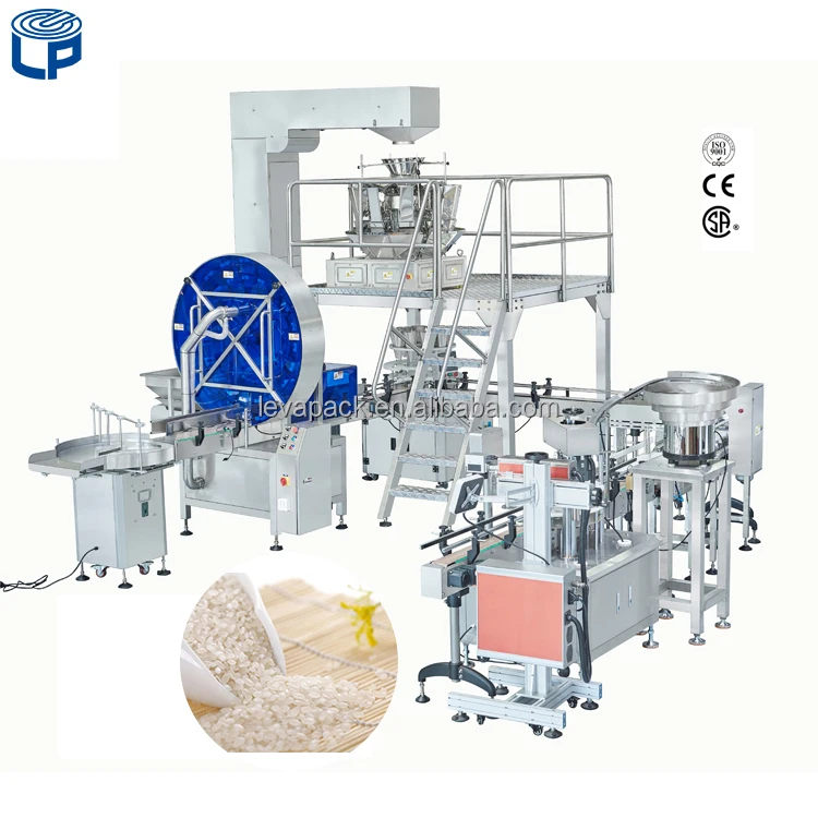 Automatic production line filling machine pudding-pipe rice/rice auto can filling machine/rice straw filled tatami floor mat