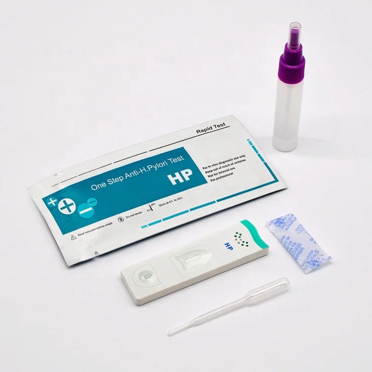 One Step Rapid H. Pylori Whole Blood Test Fasting Test HP Colloidal Gold Test Kit