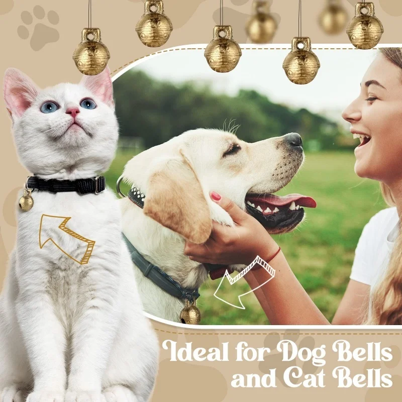 Factory Direct Restaurant Cafe Indian Brass Sleigh Bells Round Loud Brass Bell