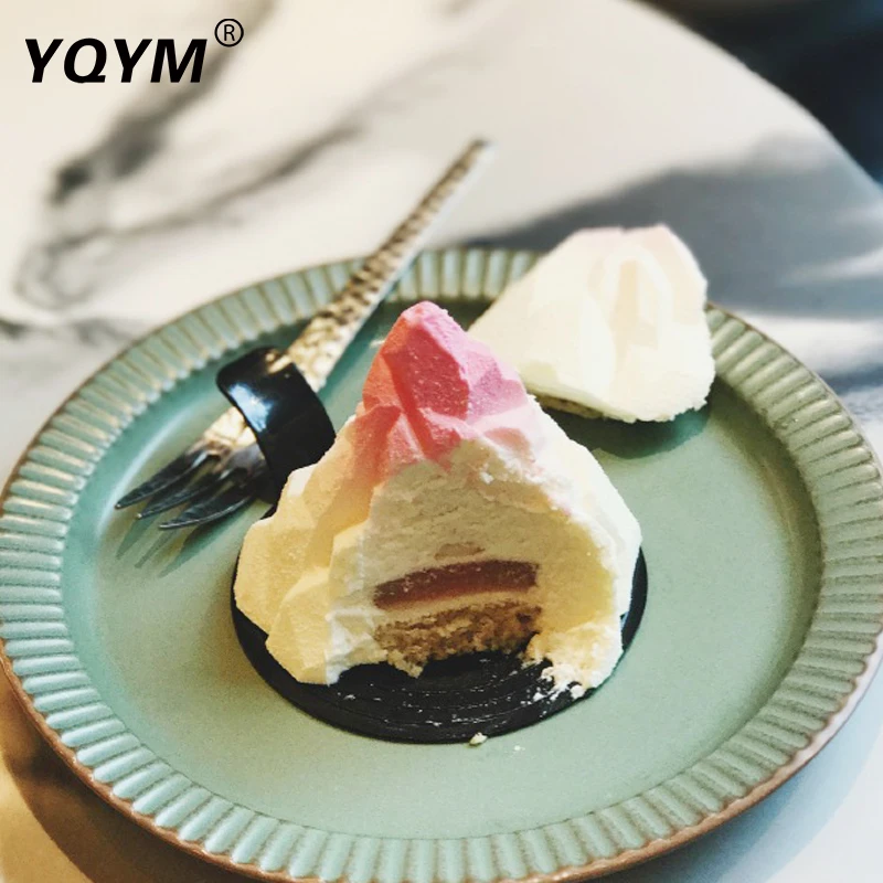 
French style western point iceberg snow mountain mousse silica gel mold candle hand soap baking dessert cake mold 