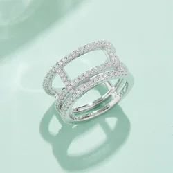 Engagement womens vvs moissanite heart ring pass diamond tester gra certified 925 sterling silver moissanite diamond heart ring