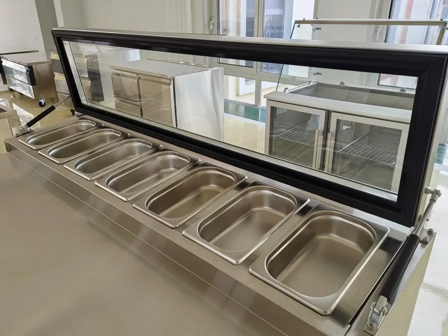 240L gastronorm Saladette Counter PS903GT Refrigeration Equipment