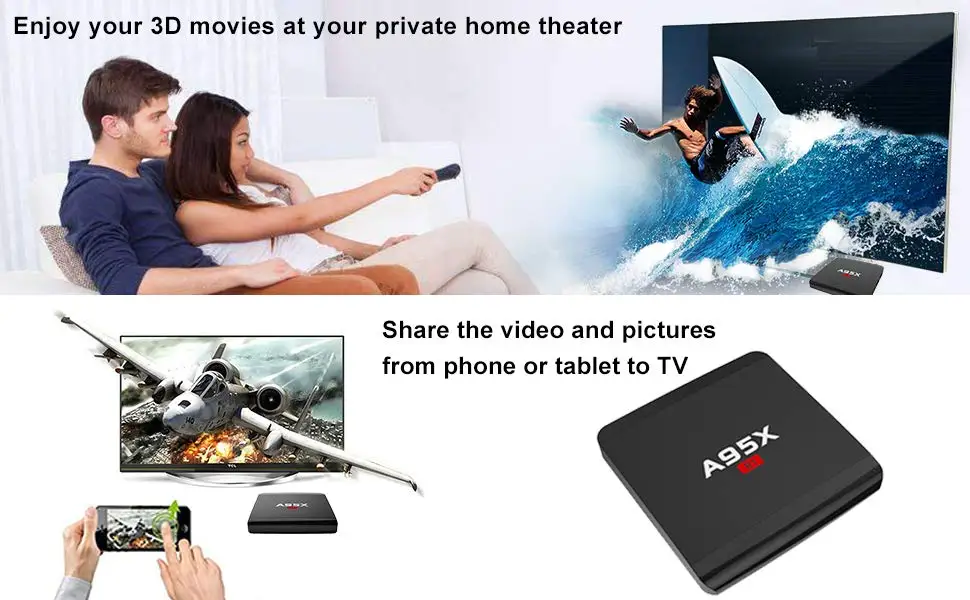 
A95X R1 Android TV Box 4K HD Smart Media Player Amlogic S905W RAM 1G ROM 8G WiFi Home Theater Internet TV 