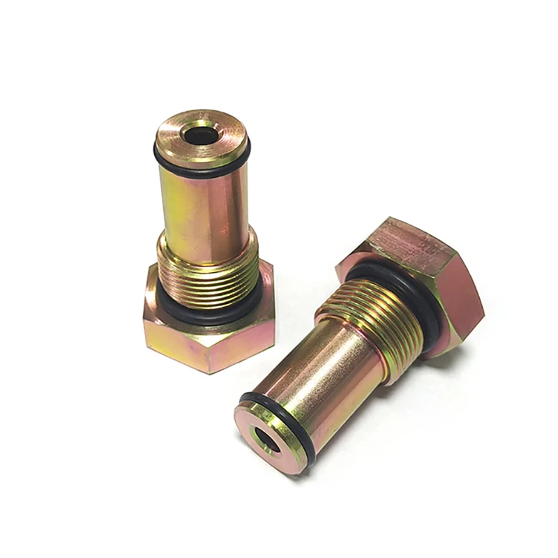 cnc turning auto part 6.0L diesel engine high pressure pump IPR valve air test assembly tool  steel diesel oil pump adapter