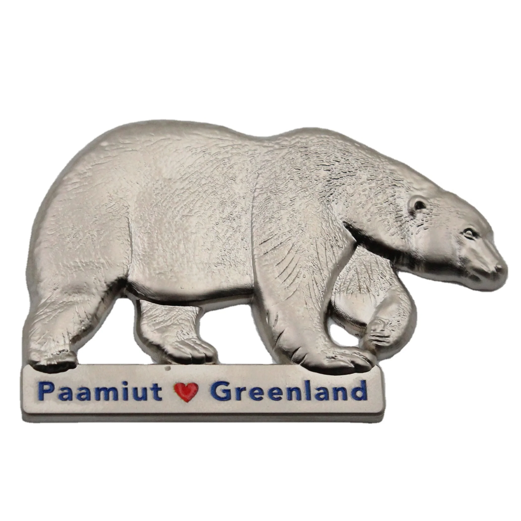 Zoo Souvenirs for Greenland Polar Bear Fridge Magnet