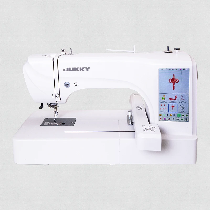 ES6 Home Commercial Computerized Embroidery Machine 7 LCD Touch Screen USB Support Custom Pattern Chain Stitch Formation New