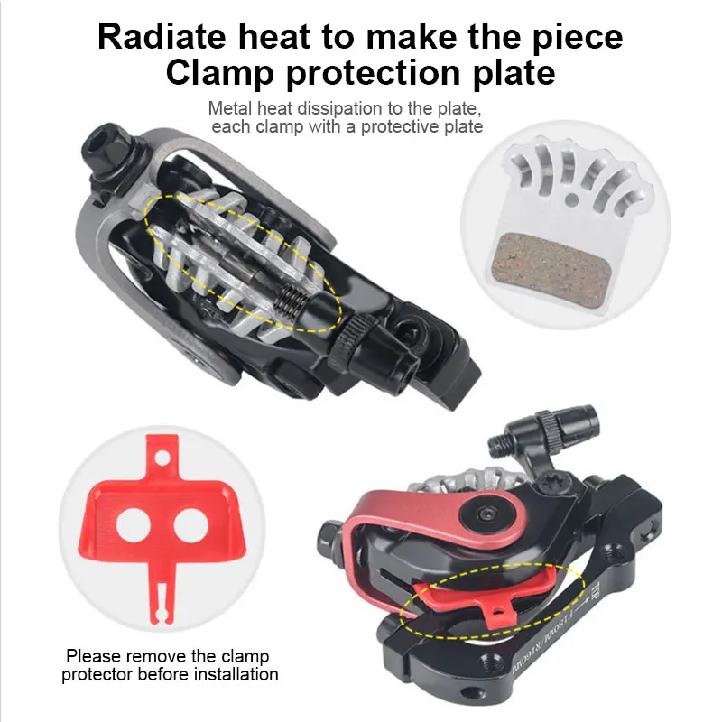 Bike Hydraulic Disc Brake MTB Oil Disc Braking Bicycle Brakes Caliper