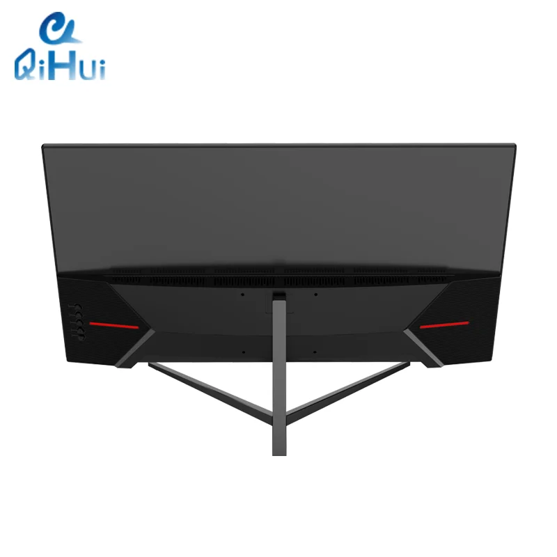 Qihui  23.8/27/31.5 inch led monitor computer 4k Ips 165hz  ips screen pc 1ms  Study Office Lcd monitor Rgb Light Bar