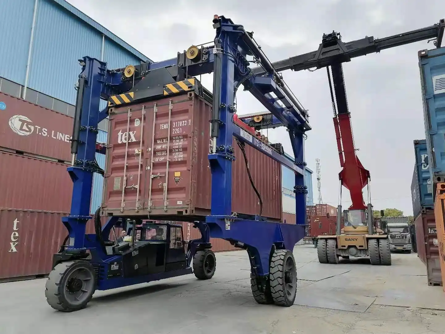40 ton container straddle truck tire gantry crane