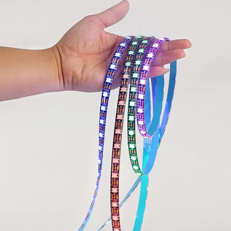 Smd5050 144 Led 5M Ws2815 Led Strip 12V Ip67 Addressable Rgb Ic Ws2812B Led Strip 5V Smart Led Strip Light For Tv