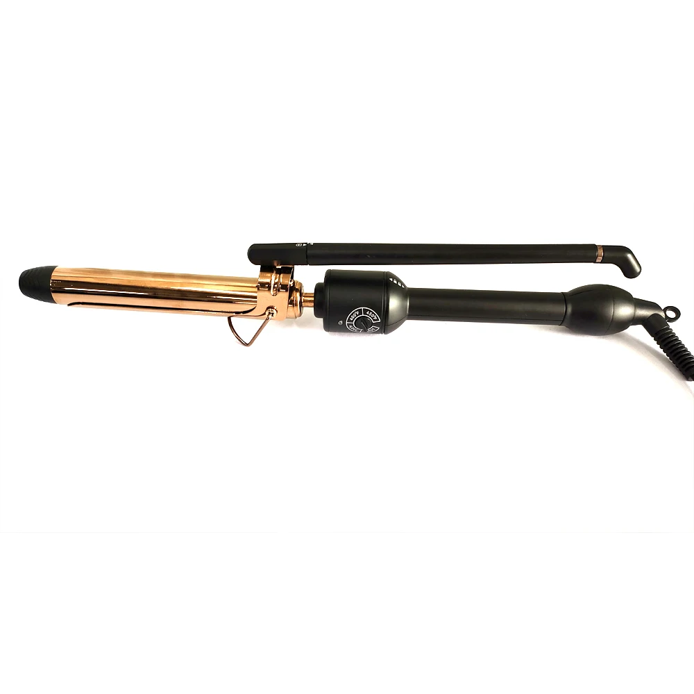 Marcel hair curling iron 1 inch professional salon stylist using Marcel hair curler rotating handle hair curling wand