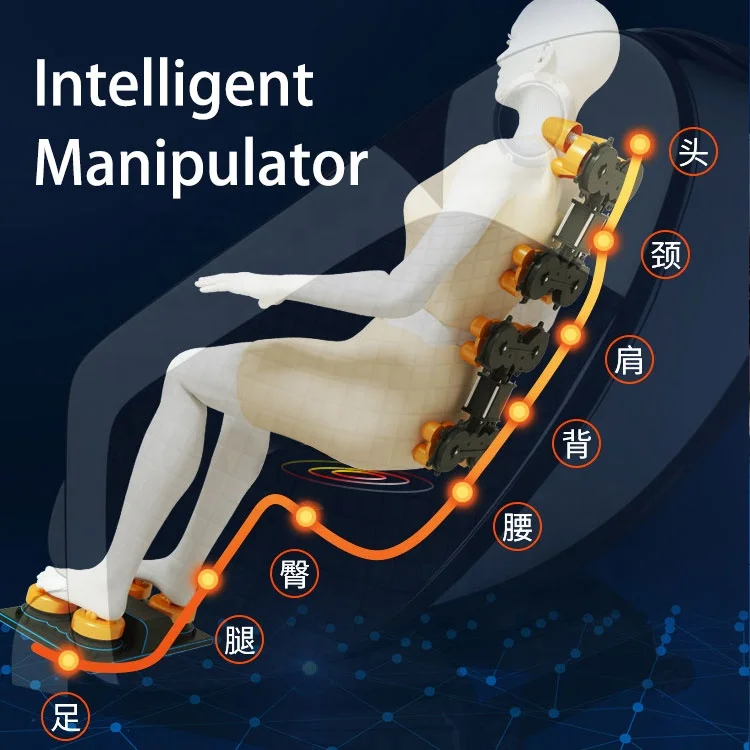 Luxury Cheap Massage Chairs Electric Recliner 4D Zero Gravity Factory Wholesale Cheap Automatic Massage Chair Full Body