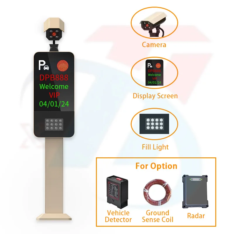 Global Smart AI License plate recognition parking solution provider with Lpr camera with parking software