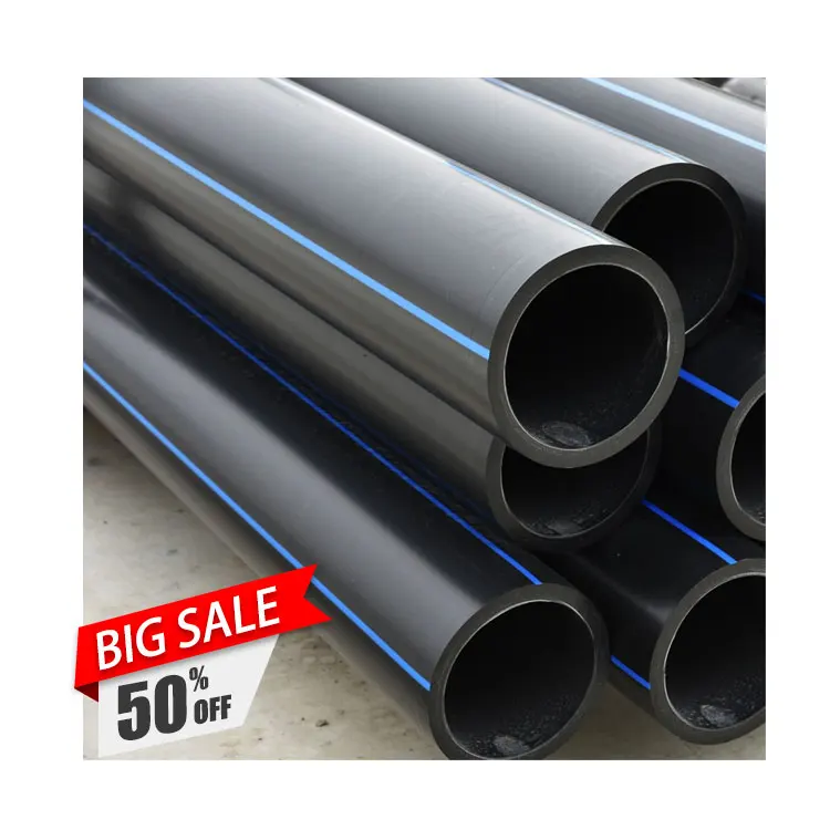 China Pe100 Pn8 Pn16 200Mm 250Mm Dn315 355 Mm 400Mm 560 Mm 630Mm 700Mm 710Mm Dia 1600Mm 1800 Mm Black Color Hdpe Pipe Price