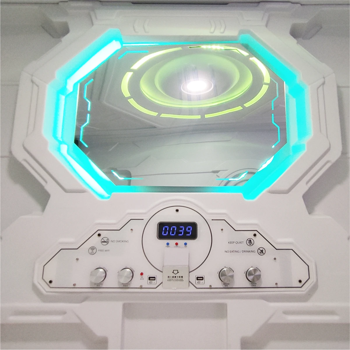 Newest Hotel Bedroom capsule Set single Horizontal Metal  Modern Furniture Bed OEM