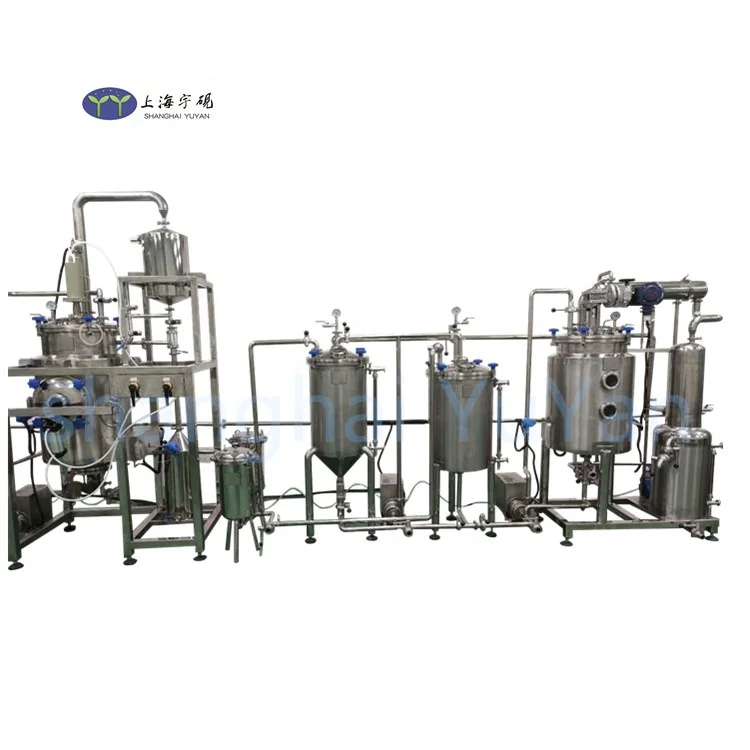 YUYAN  Machinery 100 L  Lavender essential oil extraction machine