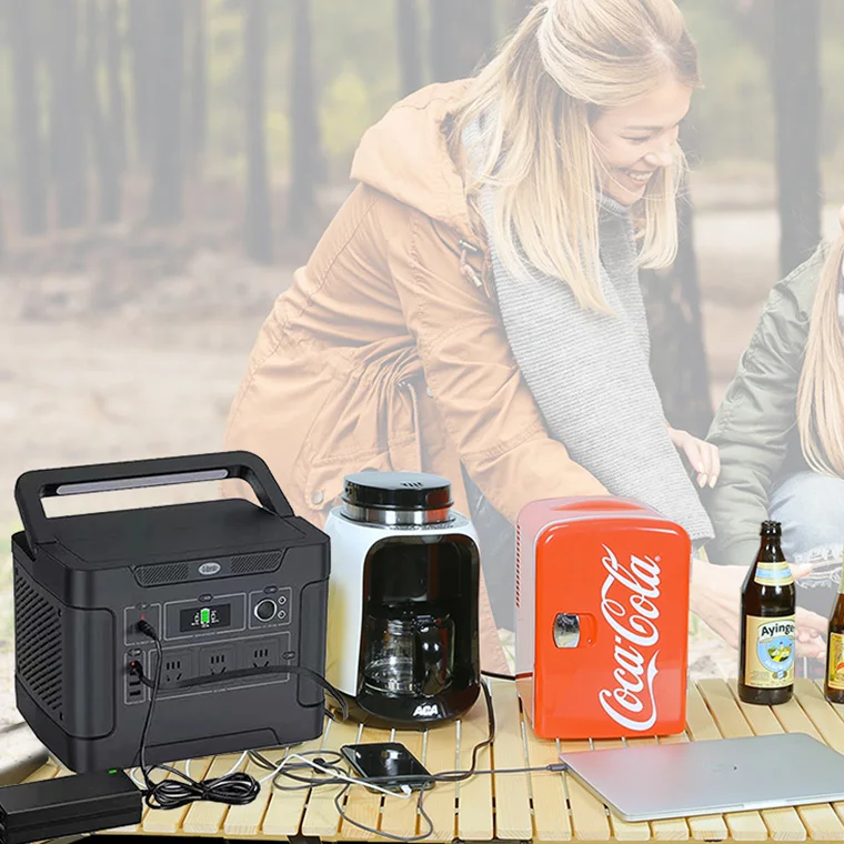 Solar Multifunctional UPS 600W 500W 140400mAh Power Supply EV Charger Mini Power Banks / Outdoor Portable Power Station