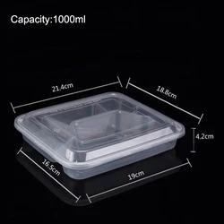wholesale disposable food container trays with 4 compartment take away