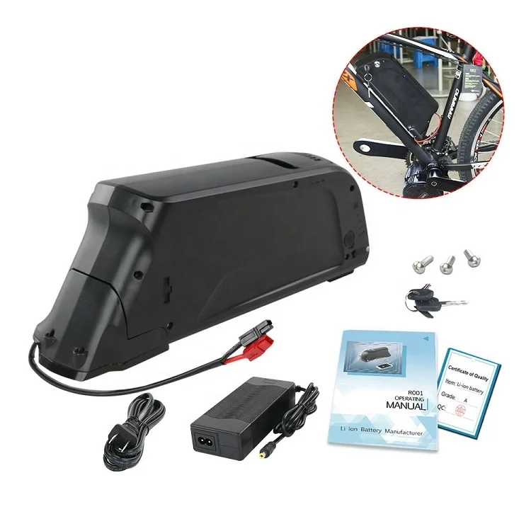 Classic Waterproof Shockproof Lithium Li Ion Down Tube 36V 48V 52V Dolphin ATLAS-DA Ebike Battery Pack
