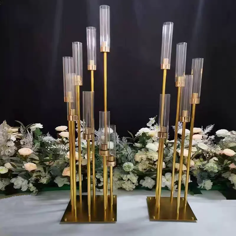 European hot selling Christmas ornaments customized vintage metal candle holder set