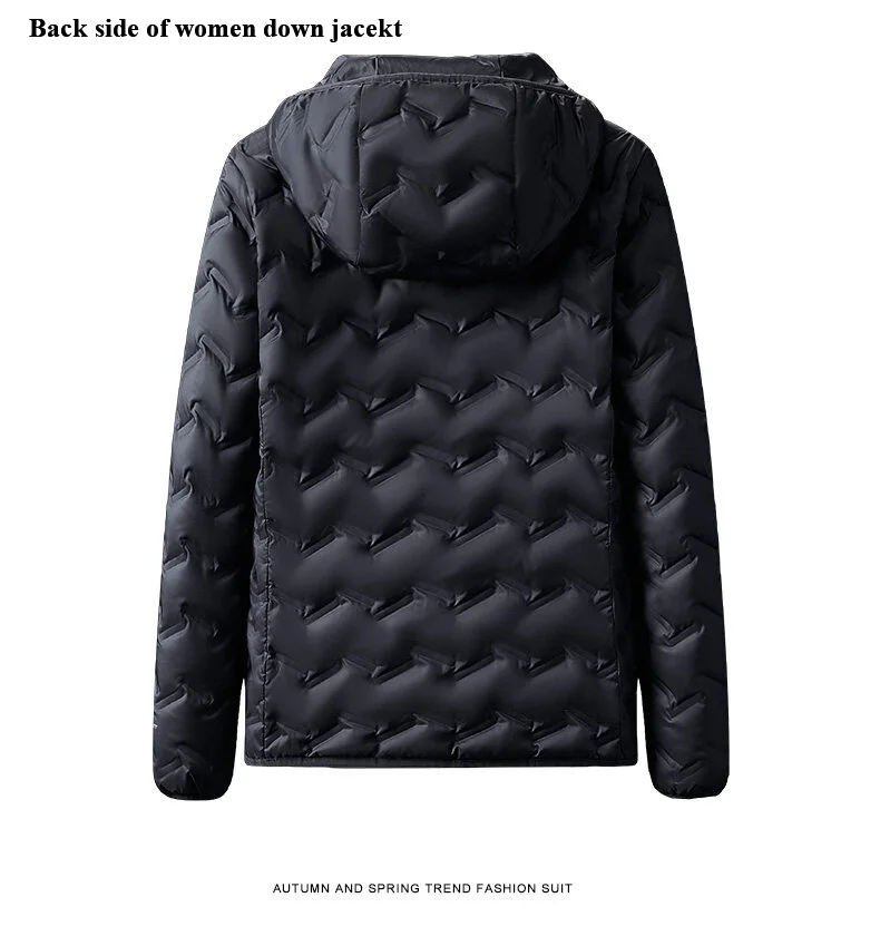 4XL Couples Down Jacket 90 Down Puffer Jacket Women Lined Hooded Lightweight Logo Custom Men Quilted Coat Duvet Outerwear