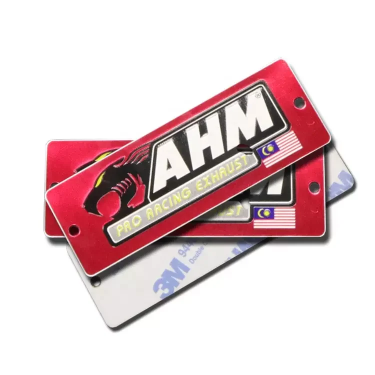 Wholesale personalized 3D metal car nameplate emblem logo labels for car stickers & plates
