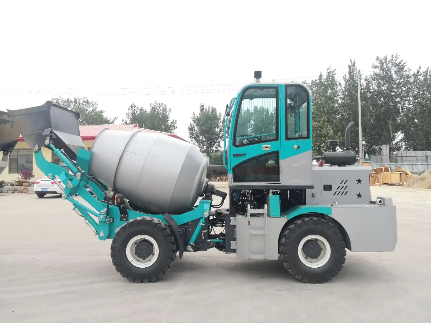 HG 1.5 To 10.4 Cbm self-loading buy concrete mixer prices truck for sale with pump machine Mobile Self concrete mixer truck