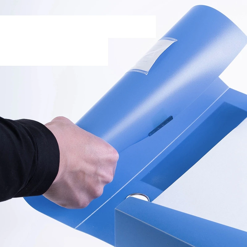 Thickness 20/35/55/75/100mm a4 storage archives cases file boxes office supplies plastic box with lid storage folder