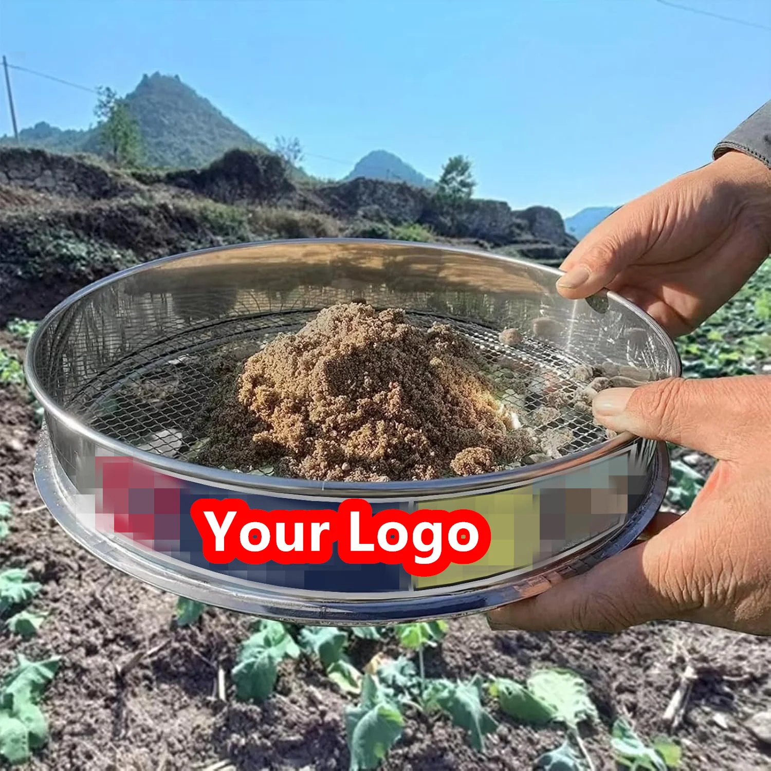 Anping Factory Supply 20cm 30cm 5 10 15 25 50 75um Standard Stainless Steel Vibration Filter Sieve For Sieving