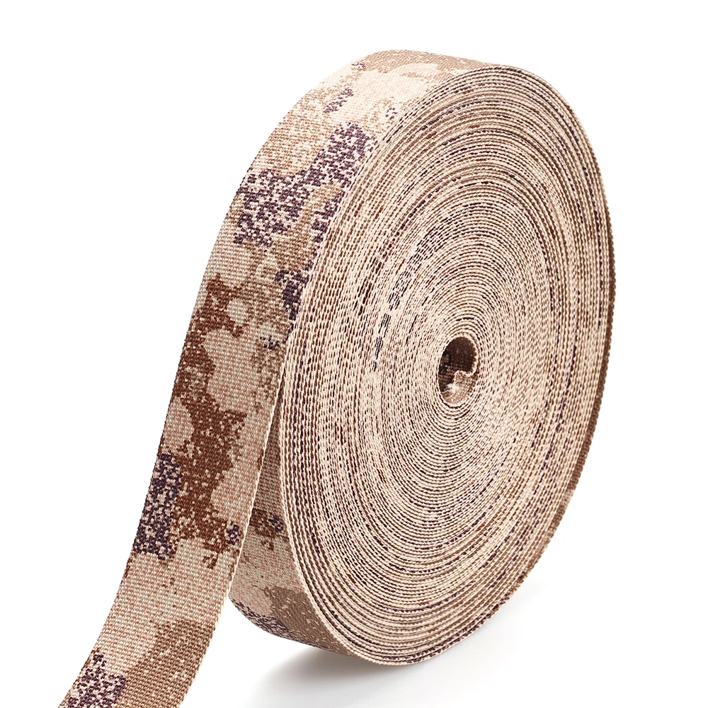 2023 Factory Directly Sale Camouflage Heavy Duty Camo Tactical Webbing Straps With Custom Printing Design
