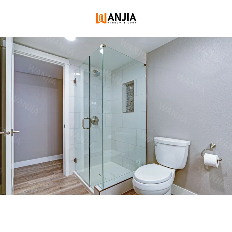 Guaranteed quality bathroom enclosure shower room stainless steel shower doors custom tempered glass quadrant shower doors