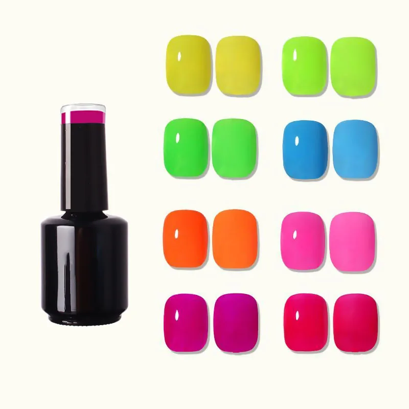 Nail supplies salon free nail box book design summer pastel collection nail gel polish set OEM custom gel polish bottles