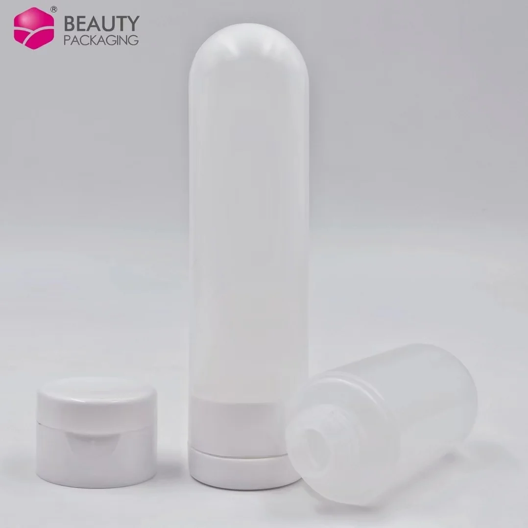 Skin Care 30ml 60ml 100ml PE Facial Cleanser Squeeze Bottle Empty Soft Cosmetic Tube Container