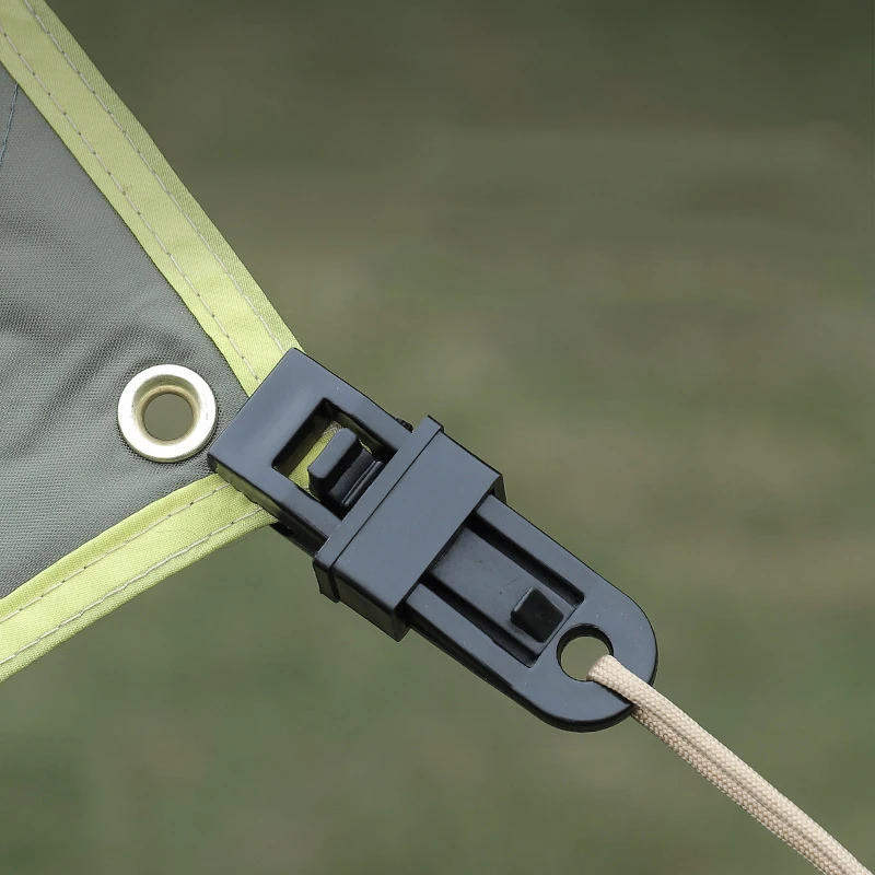 Snap Tent Accessories Outdoor Awing Tarpaulin Tarp Tent Rope Clip