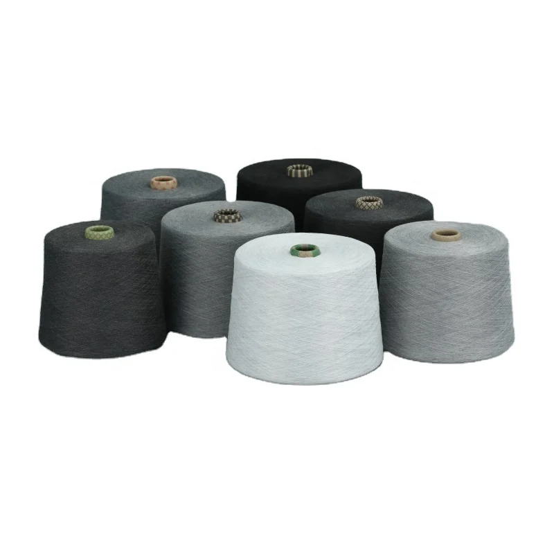 Factory High tenacity Ne 26S 28S 32S TR80/20 polyester viscose ring Spun Blended Yarn Dyed Multi-Color for Knitting underpants