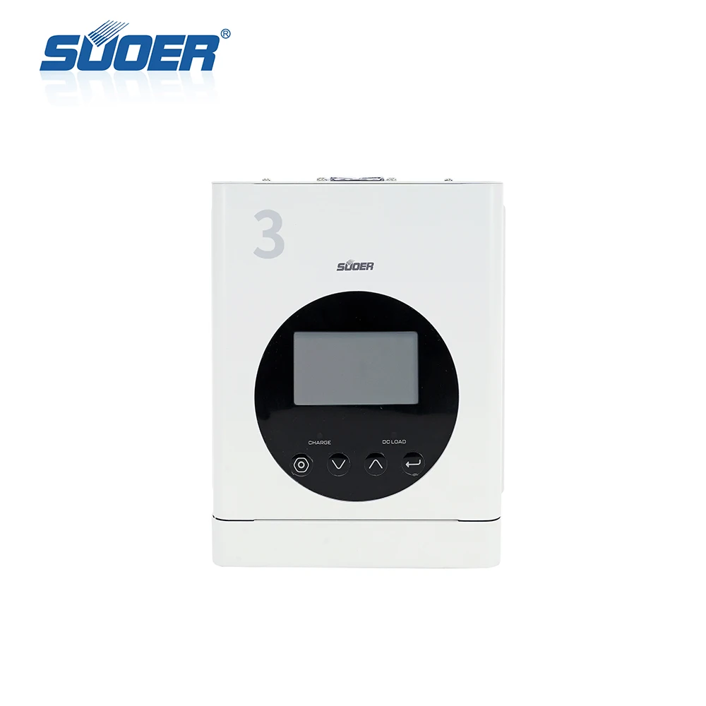 Suoer 30A MPPT Solar Char Controller with LCD Display 12v/24v System Volta 150v Max PV Volta for Solar System Controller