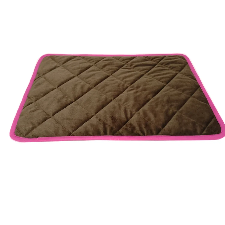 Flexible custom portable self heating mat thermal dog cat pet pad for full body