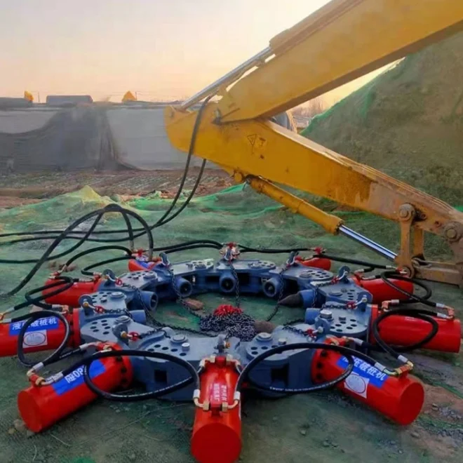 Modular Hydraulic Concrete Foundation Pile Head Cutter Breaking Machine for Excavators