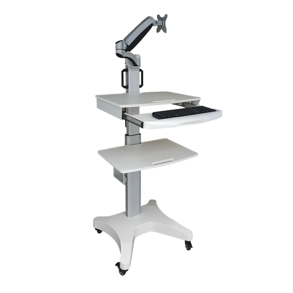 Мобильная тележка для медсестер, ноутбук и компьютер, тележка для медсестер, тележка для медицинского монитора, стоматологическая тележка