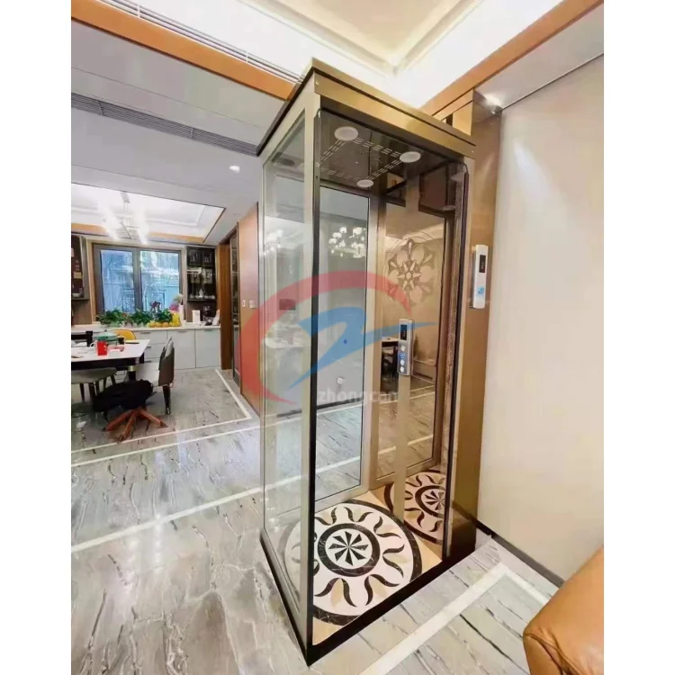 Customized Home Elevator Lifts 1 floor 2 floors 3 Floors Small Residential Home Lift for Outdoor