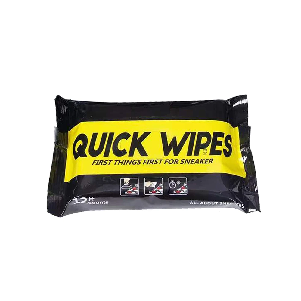 Factory Custom Private Label Sneaker Wipes Disposable Shoes Quick Cleaning Wet Wipes