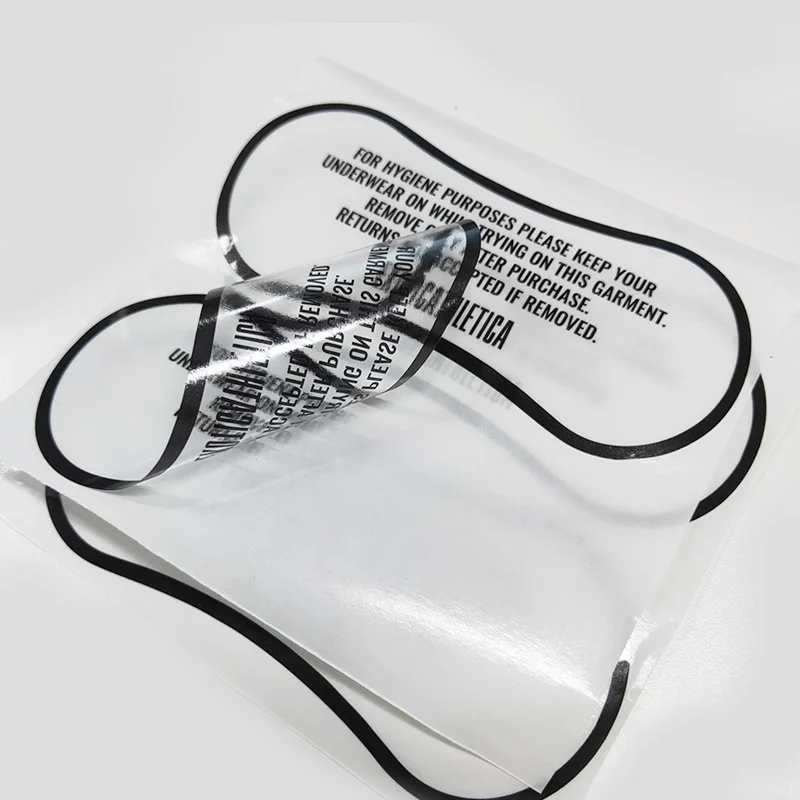 Пользовательский принт прозрачная наклейка водостойкая Съемная Клейкая Прозрачная виниловая