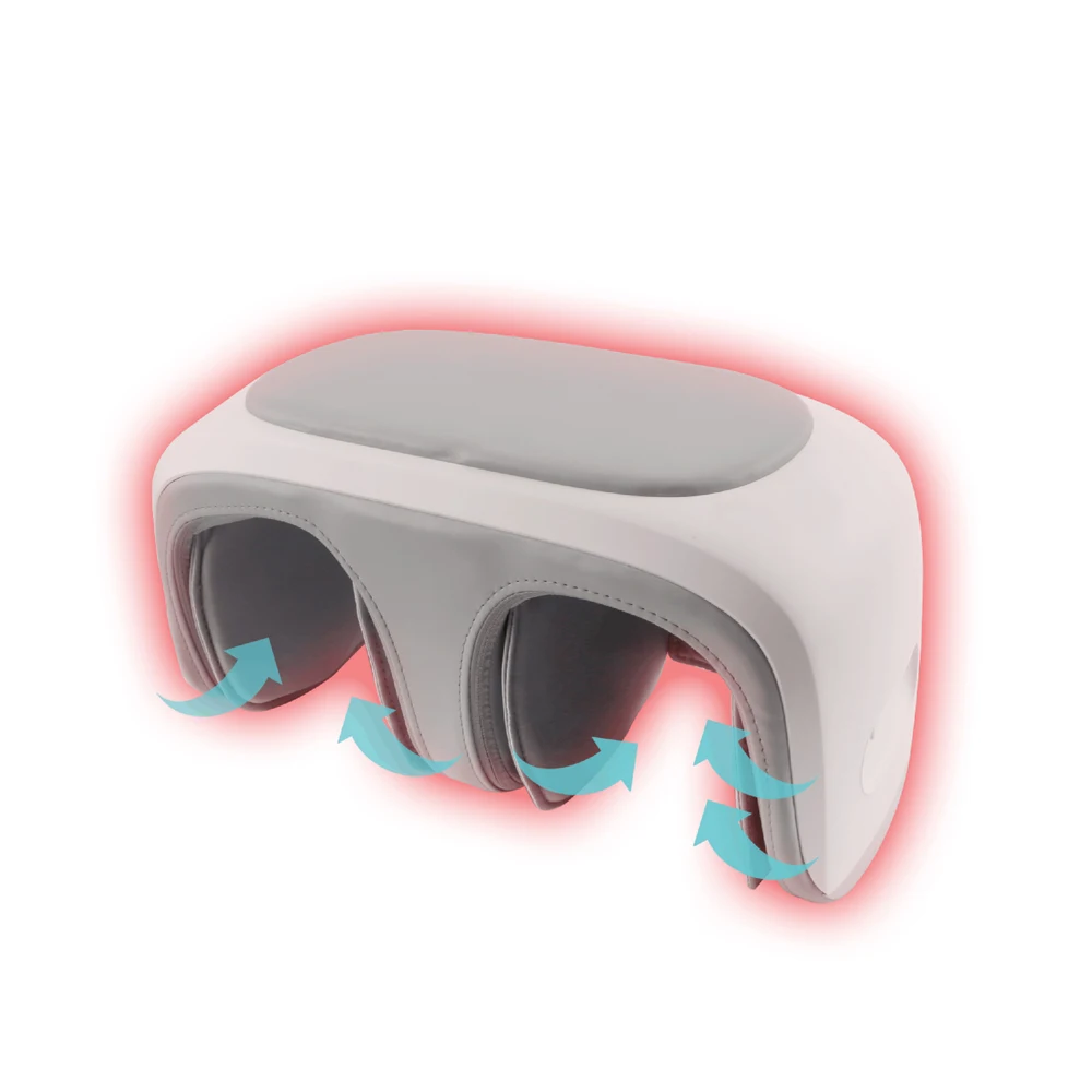 OEM ODM Air Compression Leg Massager Healthcare With Heating Vibration Tapping Shiatsu Leg Knee Air Pressure Massager Machine